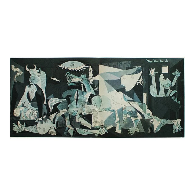 1960s After Pablo Picasso, "Guernica" Large Vintage Period Full-Color Print For Sale