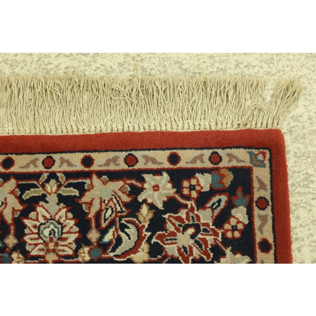 1970s Sarouk Pattern Approx. 4 X 6 Wool Area Rug For Sale - Image 5 of 9