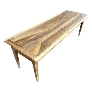 Walnut Dining Table, 1980s For Sale