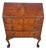 Vintage Secretaire in Teak and Leather, 1930s For Sale