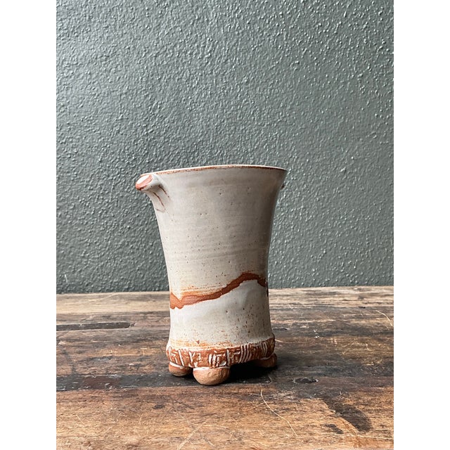 Vintage Original Splatter Studio Pottery Vase For Sale - Image 12 of 12