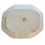 Ceramic Large Vintage Octagonal Platter in Italian Renaissance Grotesque Style For Sale - Image 7 of 7