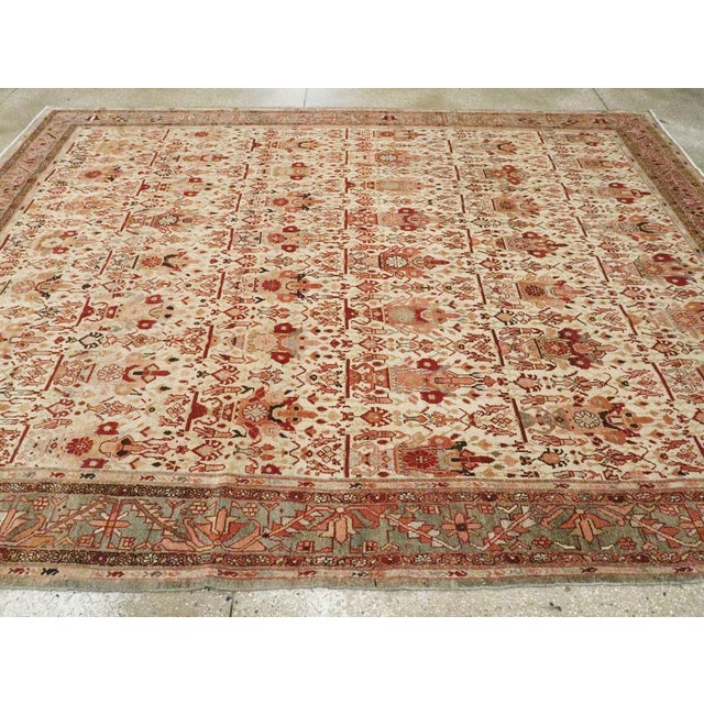 Textile Galerie Shabab Collection Early 20th Century Persian Malayer Carpet For Sale - Image 7 of 10