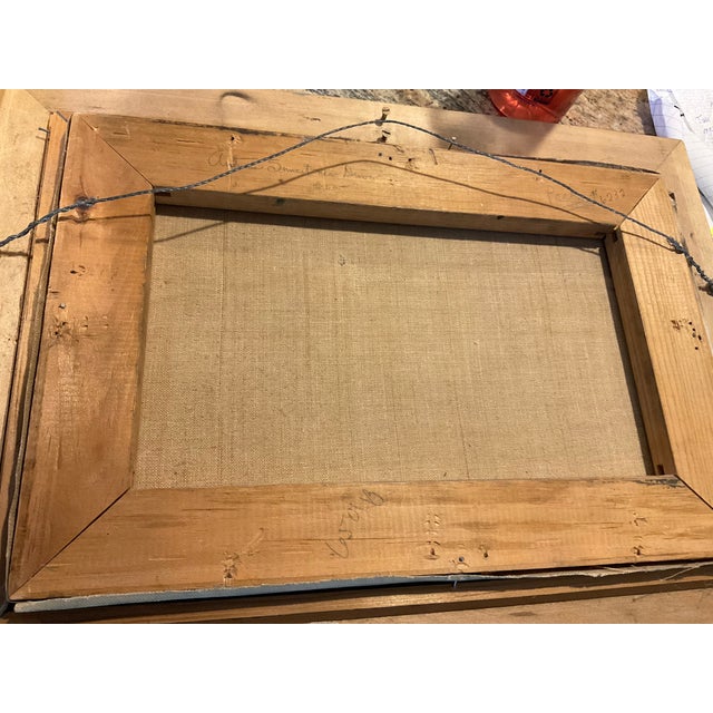 Charles Partridge Adams “Autumn Sunset Near Denver” Signed Original Oil 10” X 16” For Sale - Image 11 of 12