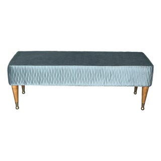 1960s Mid-Century Modern Upholstered Bench For Sale
