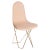 Gold Cactus Leather Dining Chair by Cuero Design For Sale - Image 8 of 8