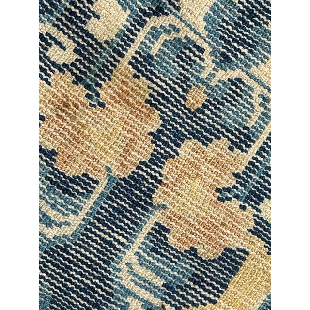 Antique Chinese Cotton and Wool Rug For Sale - Image 18 of 18