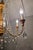 Cream Genoese Chandelier in Gilded Wood and Crystals, 1950s For Sale - Image 8 of 9