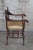 Late 19th Century Antique Victorian Stomps Burkhardt Mahogany Curule Saddle Seat Armchair For Sale - Image 6 of 12