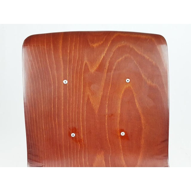 Dining Chairs in Black Metal and Pagwood from Pagholz Flötotto, 1960s, Set of 4 For Sale - Image 12 of 17