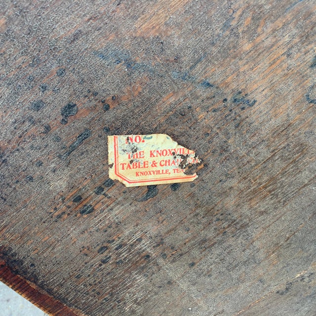 1920s Antique Knoxville Table and Chair Co Table Chairish