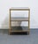 Uttermost Uttermost Grace Feyock Garrity Modern Glam 20" Gold Leaf Tiered Accent Table W. Black Glass Shelves Bar Table For Sale - Image 4 of 8