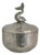 Swedish Pewter Lid Box Decor of Dolphin, 1931 For Sale