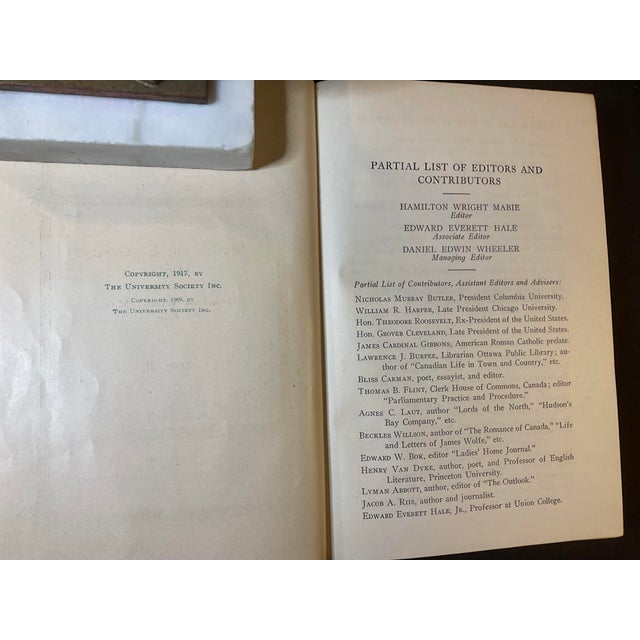 Beige A Pair of the Young Folks Treasury Volume I & Ii; Circa 1917 - Set of 2 For Sale - Image 8 of 15