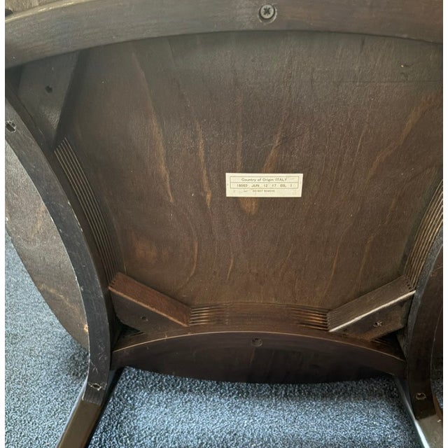 Mid Century Style Emilio Nanni Designed "Doll" Lounge Chair Made by Adriano Design, Signed For Sale - Image 4 of 5