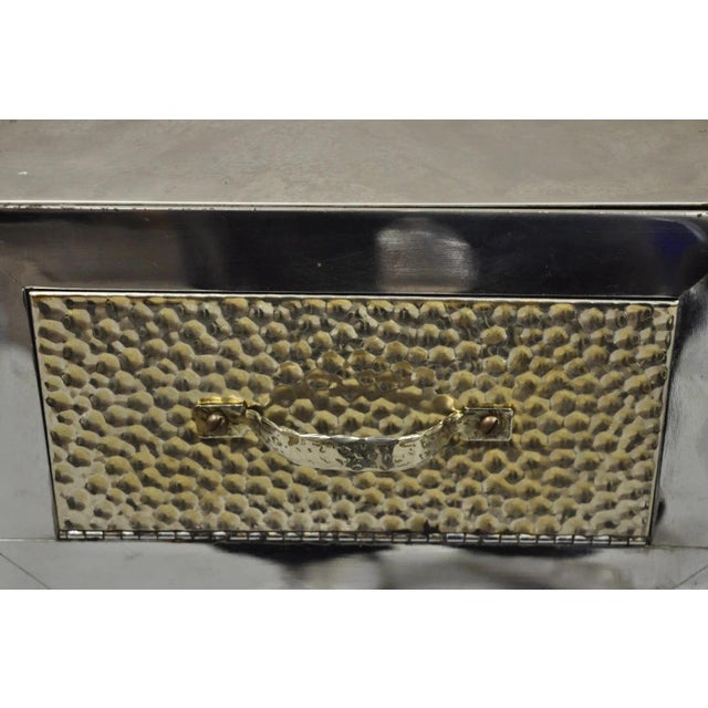 Vintage Stainless Steel Industrial Restaurant Coffee Bean Storage Dispenser (2) For Sale - Image 4 of 12