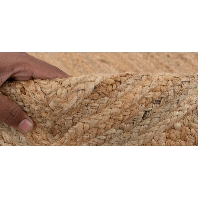Not Yet Made - Made To Order Black Scallop Edge Jute Rug 3x5 Ft. For Sale - Image 5 of 13