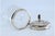 Glass Bottle with Embossed Silver Lid and Pine Cone-Shaped Handle For Sale - Image 3 of 11
