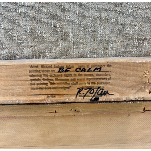 Richard Judson Zolan, Large American Impressionist Painting Sailor Girl with Toy Boat Richard Zolan For Sale In Miami - Image 6 of 16