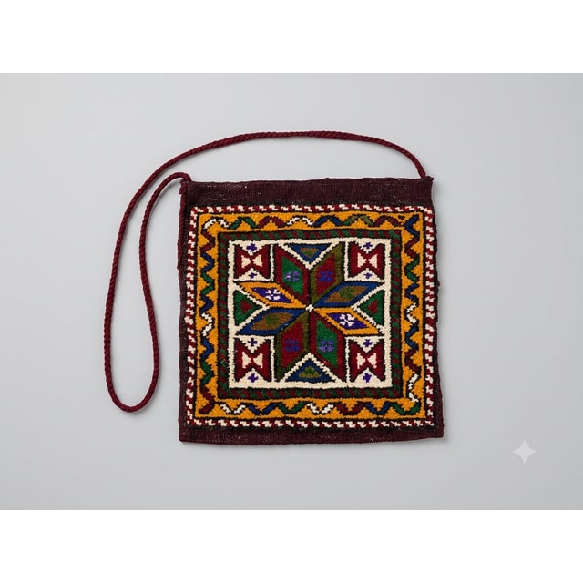 A unique piece of Anatolian textile art from the Aegean region of Turkey. Handwoven around 40 years ago using 100% hand-...