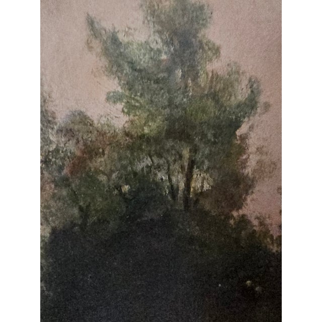 Mid 20th Century Large Windsor Castle Thames Landscape Oil Painting in Ornate Pierced Frame With Picture Light For Sale - Image 5 of 17