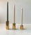Danish Modern 24 Carat Gold Plated Candleholders by Hugo Asmussen, Set of 6 For Sale - Image 6 of 12