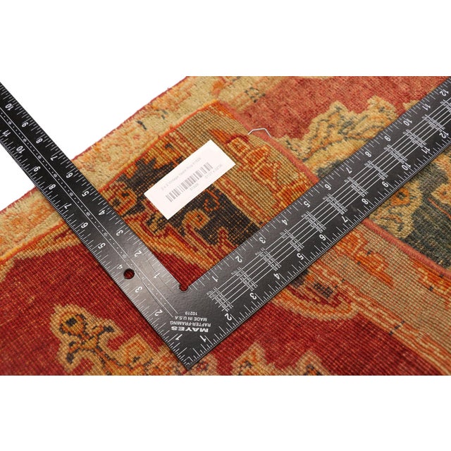 Mid 20th Century Vintage Turkish Yastik Rug - 01'07 X 02'06 For Sale - Image 5 of 8