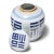 Chinese Blue & White Good Fortune Jars - A Pair For Sale - Image 4 of 4