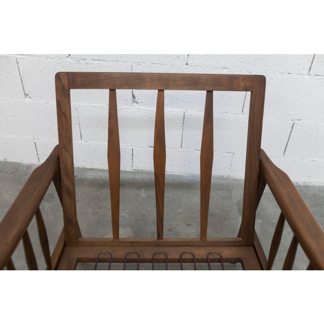 Brown Scandinavian Scottish Collapsible Teak Armchair, 1960s For Sale - Image 8 of 18