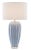 Made of porcelain, the Bluestar Table Lamp has a beautiful ridged surface with distressing at its thickest points. The...