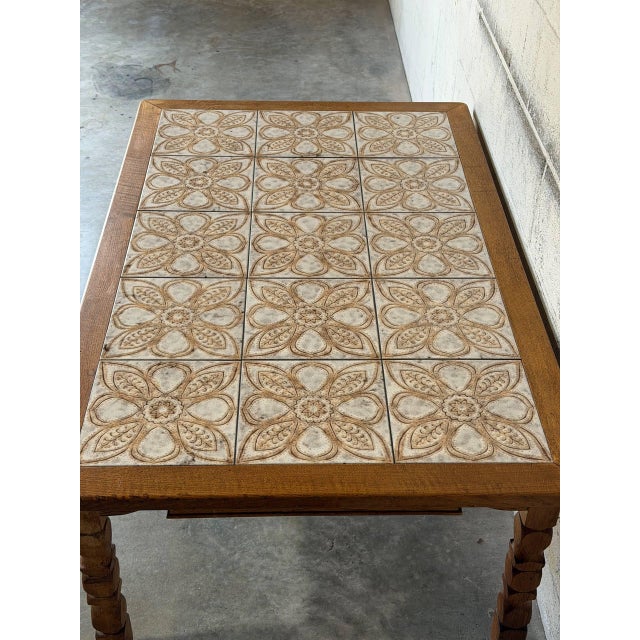 Oak Tiles Coffee Table Danish Mid-Century Modern 1960s For Sale - Image 11 of 11