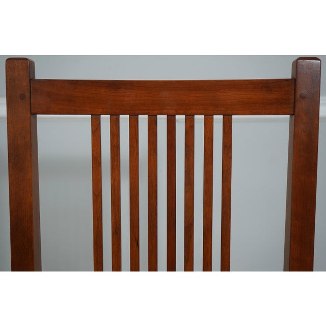 2000 - 2009 Stickley Mission Cherry Dining Chair For Sale - Image 5 of 18