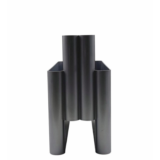 Plastic Silver Model 4676 Magazine Holder by Giotto Stoppino for Kartell, Italy, 1970s For Sale - Image 7 of 8