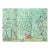 Hand-Painted Chinoiserie Wallpaper Panels – Luxury Green Botanical Bird Mural, Elegant Floral Wall Art, 3 Panels 36x79” For Sale