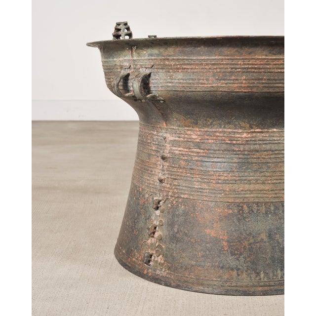 Pair of Southeast Asian Bronze Rain Drums or Drinks Tables For Sale - Image 9 of 18