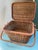 Premium Antique: 1920s Woven Wicker Picnic Trunk – Adirondack Great Camp / Heywood-Wakefield Style For Sale - Image 4 of 11