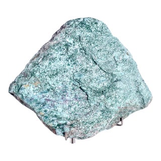 Natural Aqua Fuschite Crystal 5” Stone For Sale