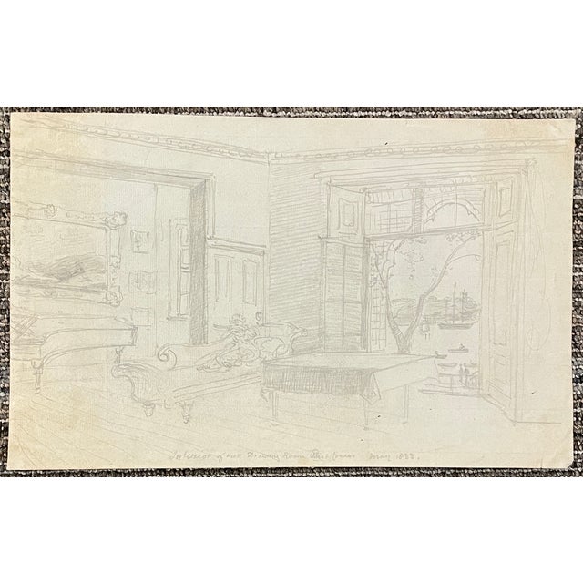 Traditional 1833 Drawing Room Interior For Sale - Image 3 of 3