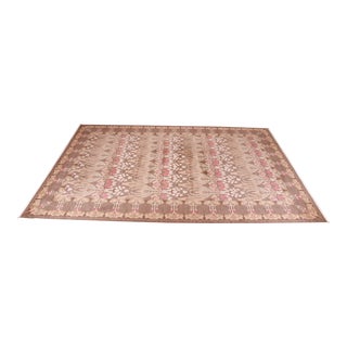 Arts & Crafts Style Room Size Area Rug For Sale