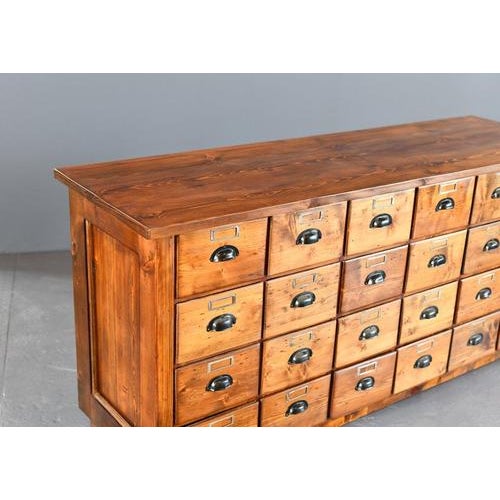 Gold Ironmongers Shop Counter Drawers, 1910s For Sale - Image 8 of 14