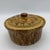Antique Brown Sponge Decorated Yellow Ware Cake Crock With a Lid, 1880’s For Sale - Image 12 of 12