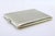 Matte Silver Cigarette Case with Smooth Strips and Gold Interior For Sale - Image 3 of 7