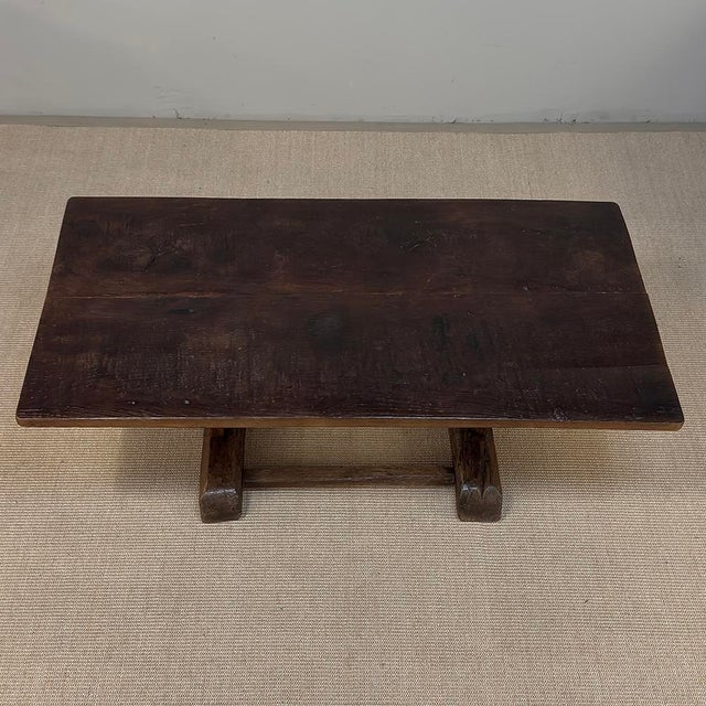 19th Century Rustic Solid Oak Coffee ~ Cocktail Table For Sale - Image 14 of 16