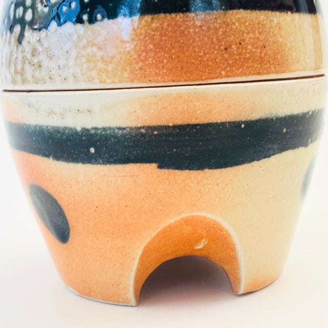 Postmodern Studio Pottery Container For Sale - Image 10 of 11
