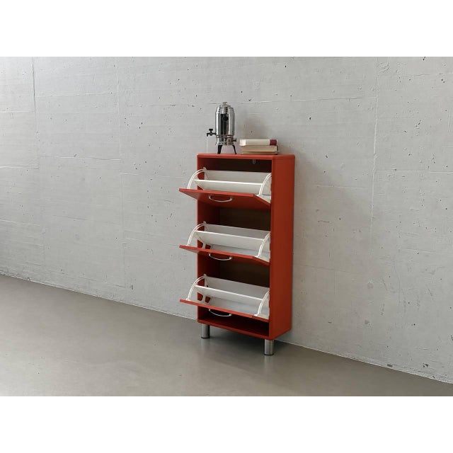 Malibu Shoe Cabinet with 3 Doors from Tenzo, 1960s For Sale - Image 4 of 11