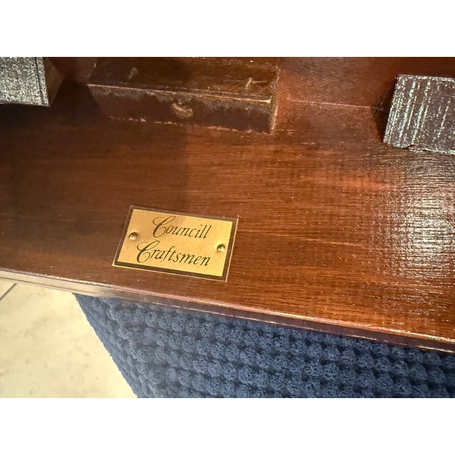 Brown Council Craftsman Mahogany Tea Table For Sale - Image 8 of 11