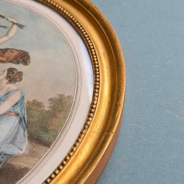 Angelica Kauffman, Cupid Disarmed by Grace & Cupid's Revenge, 1800s, Engravings, Set of 2 For Sale - Image 16 of 18