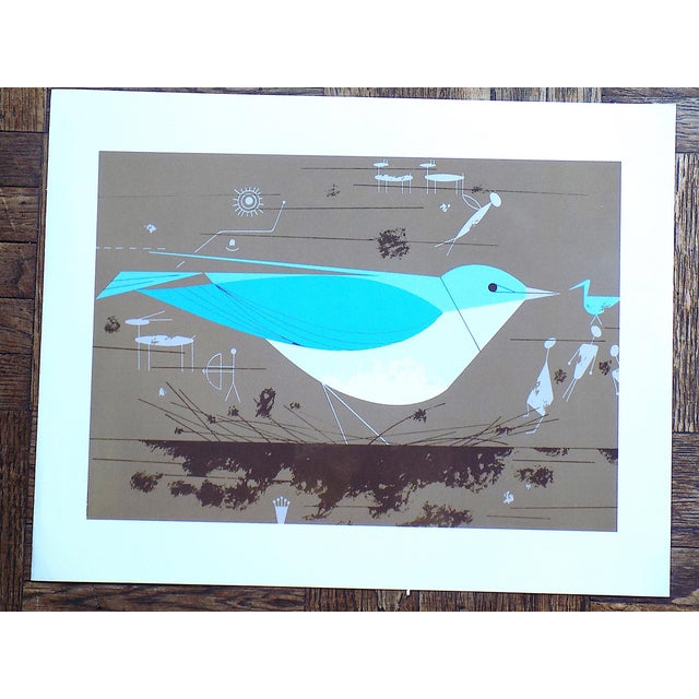 Vintage Charley Harper Modernist Abstracted Bird Lithographs (7.6" X 6.3") - Set of 9 For Sale - Image 4 of 11