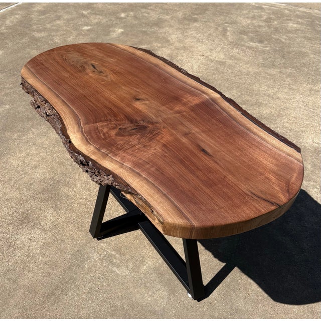 New Hand Crafted Black Walnut Coffee Table For Sale In Dallas - Image 6 of 9