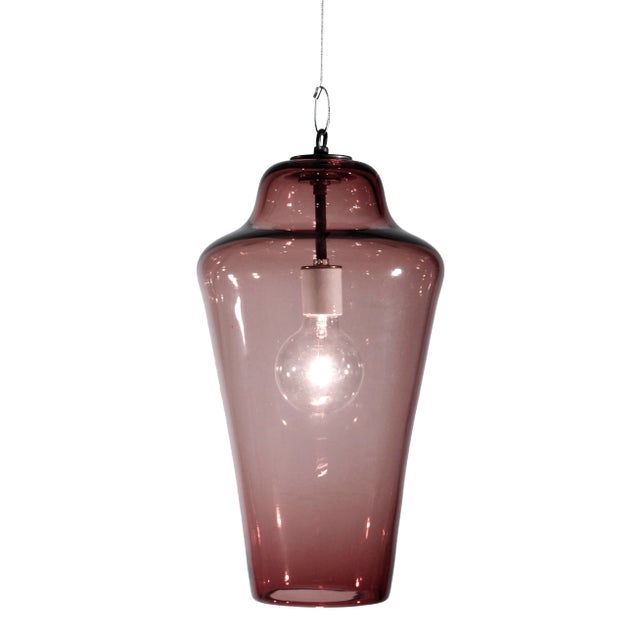 Lavra Pendant Light from the Versuvius Collection in Amethyst For Sale